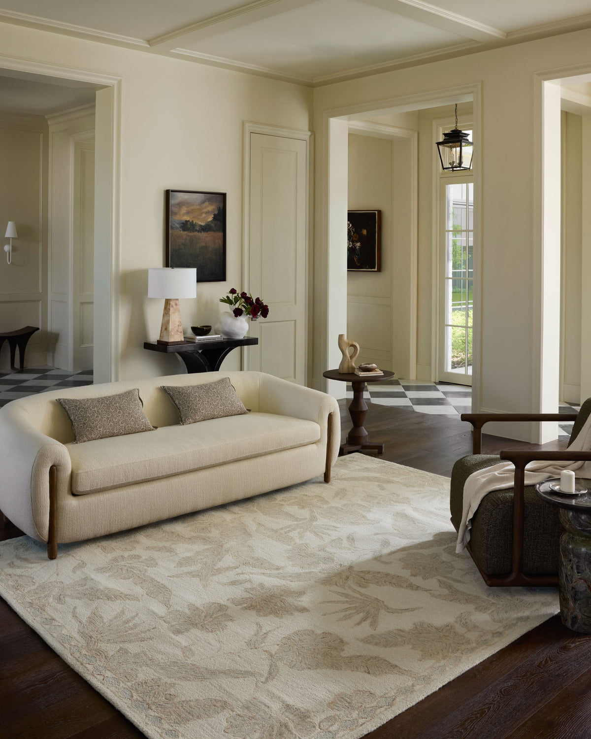 Loloi Lenore LNO-01 Ivory / Multi area rug - image 2