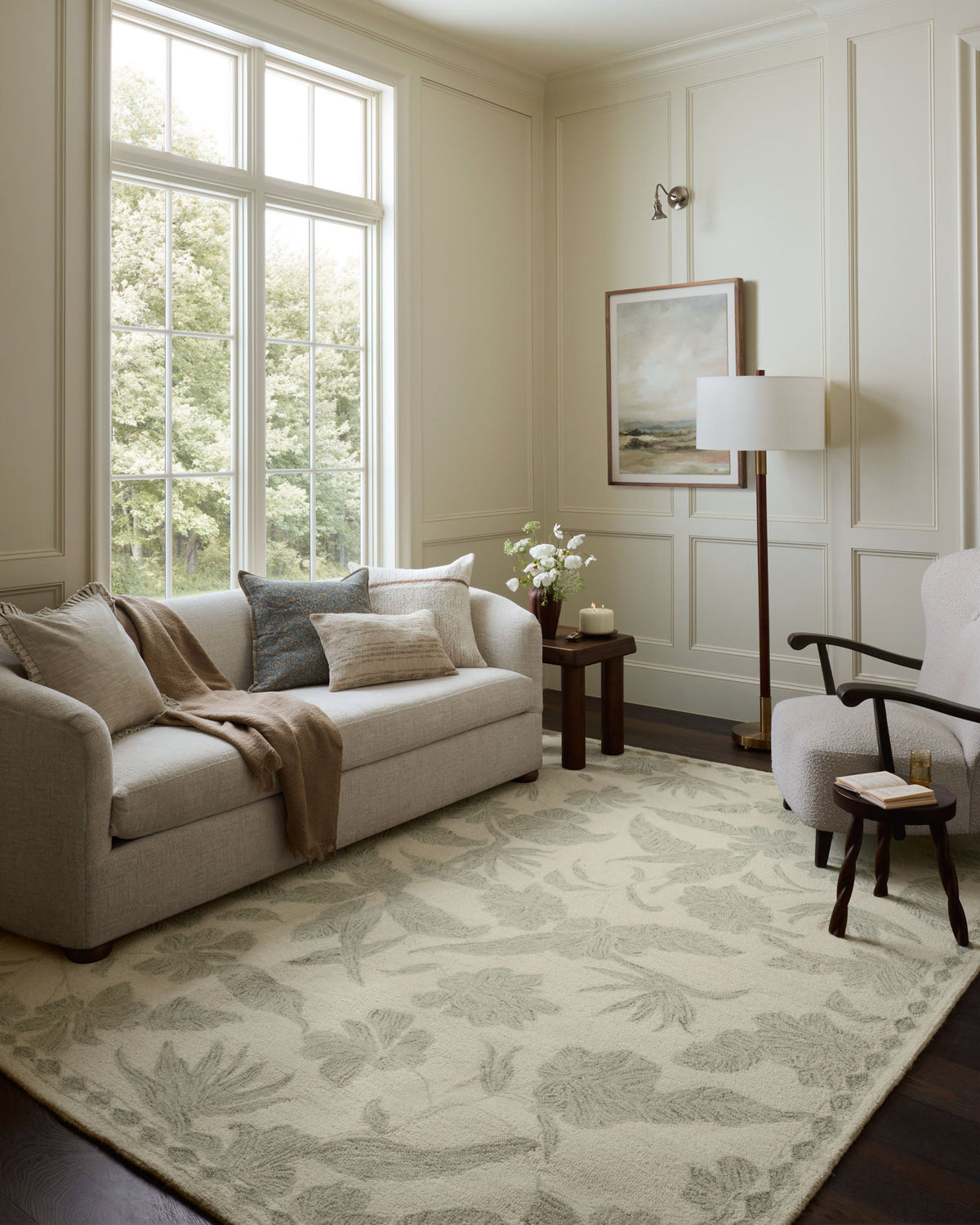 Loloi Lenore LNO-01 Ivory / Sky area rug - image 2