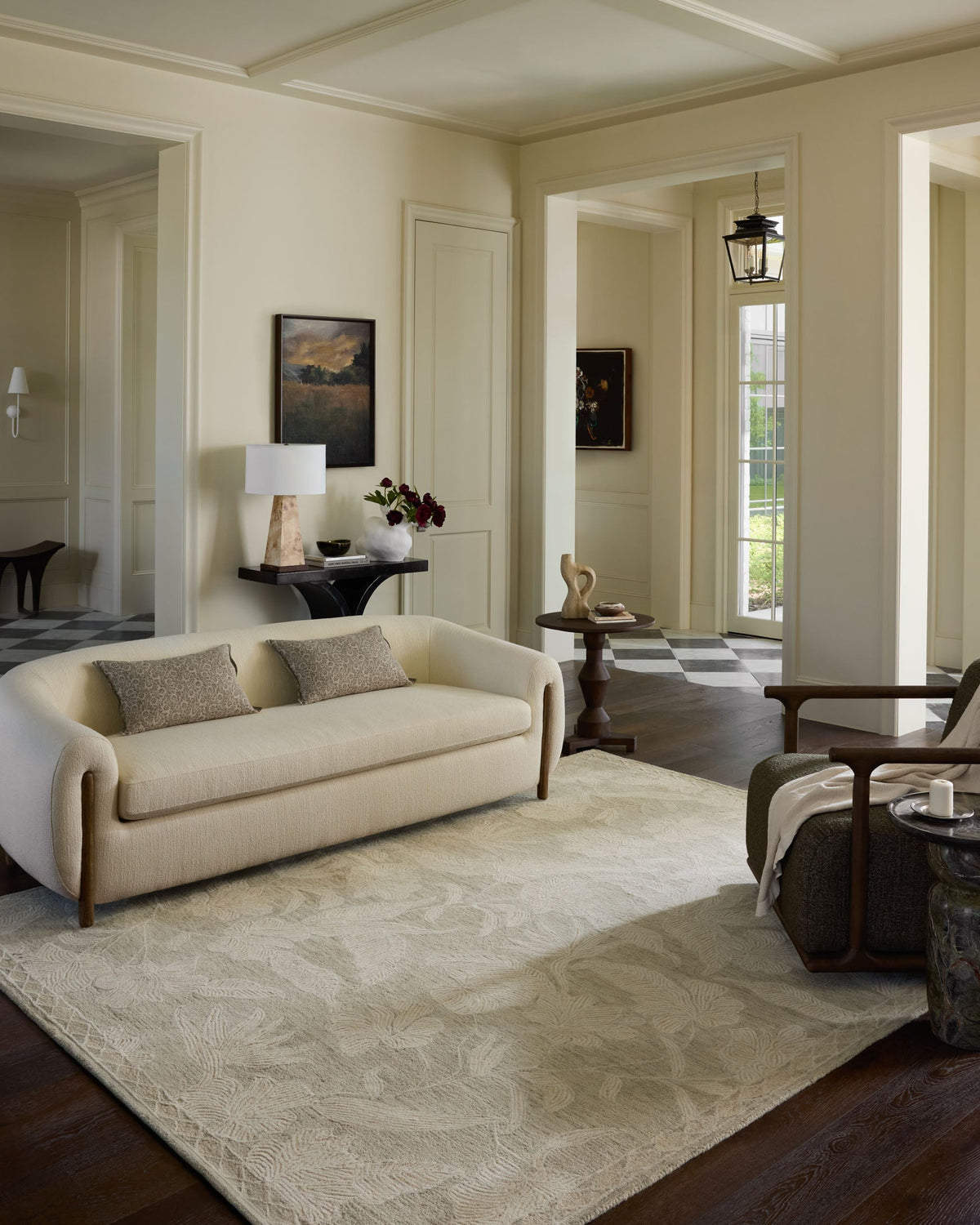 Loloi Lenore LNO-01 Sage / Natural area rug - image 2