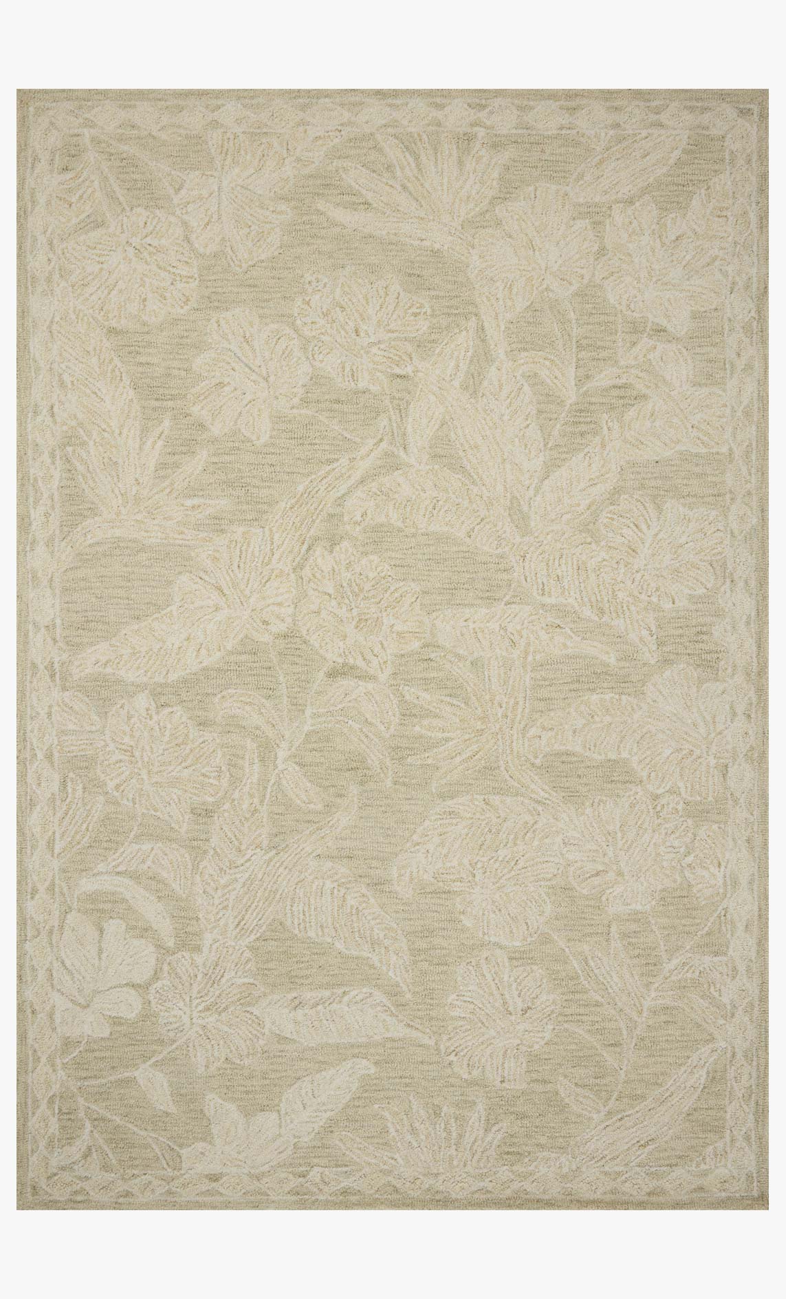 Loloi Lenore LNO-01 Sage / Natural area rug - image 1