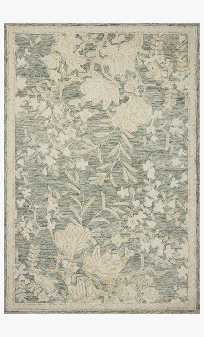 Loloi Lenore LNO-02 Lagoon / Wheat area rug - image 1