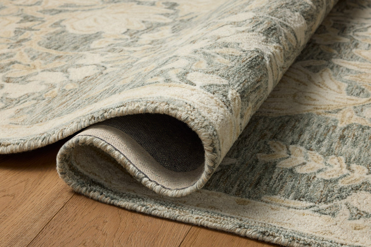 Loloi Lenore LNO-02 Lagoon / Wheat area rug - image 4