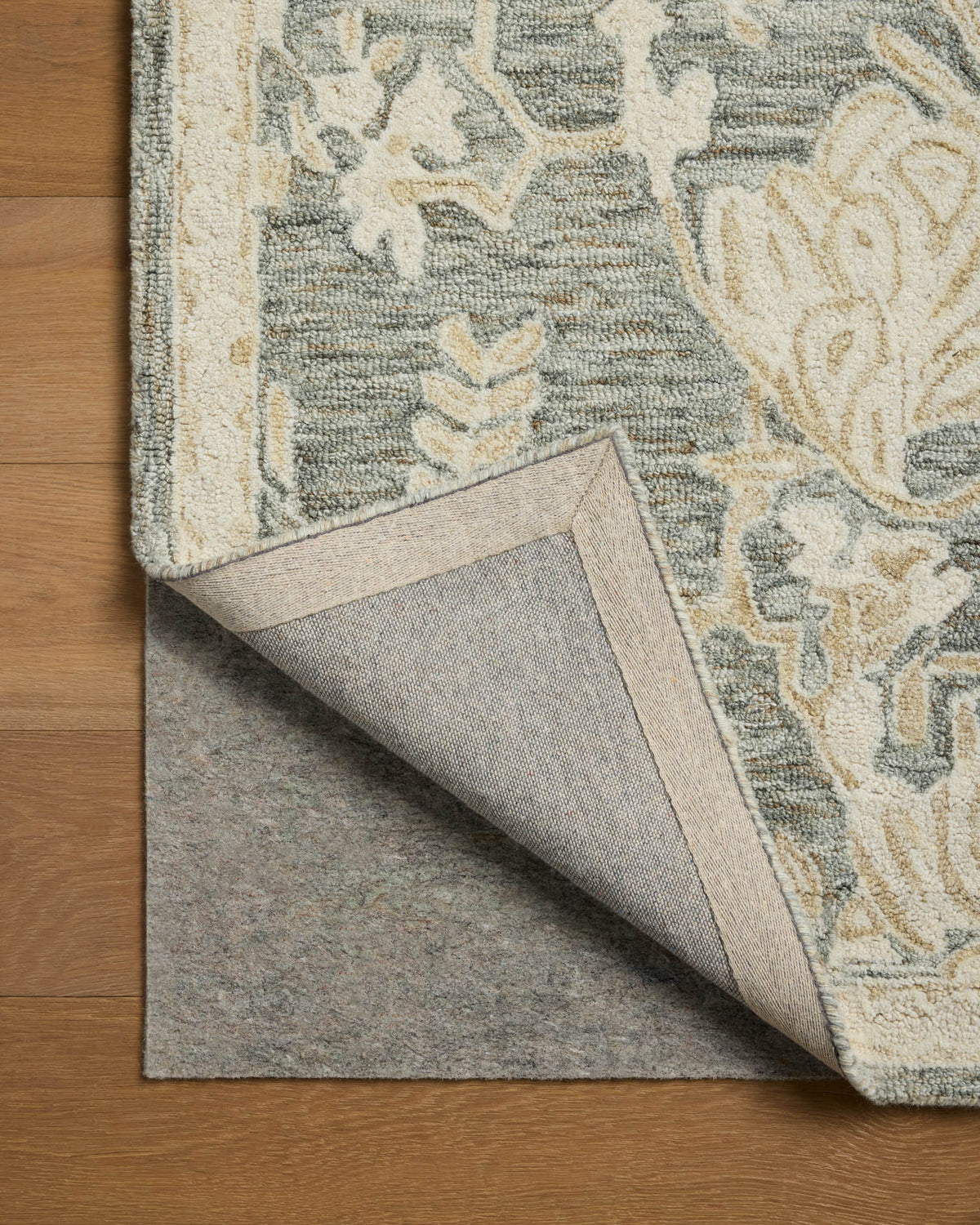Loloi Lenore LNO-02 Lagoon / Wheat area rug - image 6