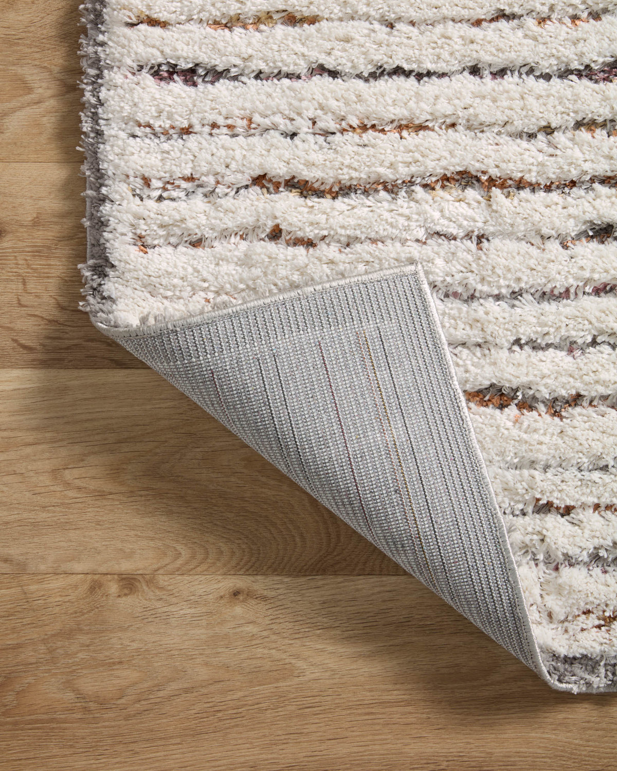 Loloi Levitt shag LEV-01 Ivory / Multi area rug - image 6