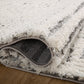 Loloi Levitt shag LEV-02 Ivory / Grey area rug - image 5