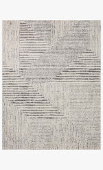Loloi Levitt shag LEV-02 Ivory / Grey area rug - image 1