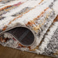 Loloi Levitt shag LEV-03 Ivory / Sunset area rug - image 4