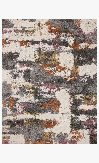 Loloi Levitt shag LEV-04 Grey / Multi area rug - image 1