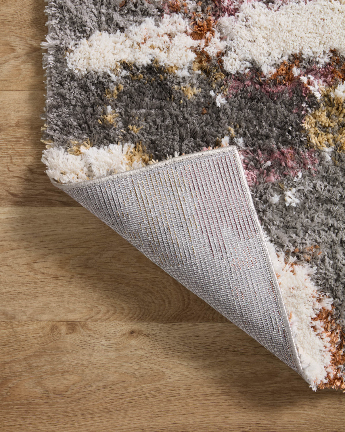 Loloi Levitt shag LEV-04 Grey / Multi area rug - image 6