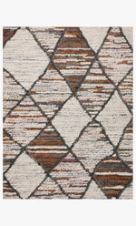 Loloi Levitt shag LEV-05 Ivory / Fiesta area rug - image 1