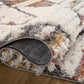 Loloi Levitt shag LEV-05 Ivory / Fiesta area rug - image 4