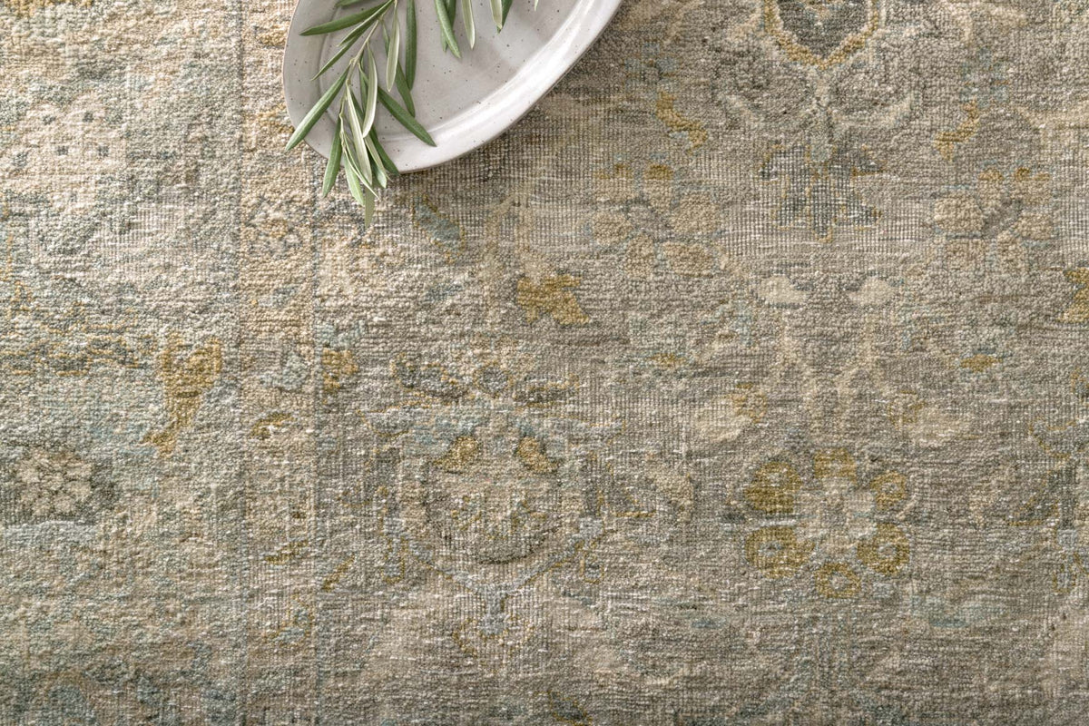 Loloi Legacy LZ-01 Ash / Lagoon area rug - image 5