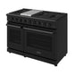 THOR Kitchen 48" Professional Gas Range in Black Matte, LRG4807UB