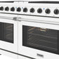 THOR Kitchen 48" Professional Gas Range in White Matte, LRG4807UW