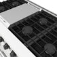 THOR Kitchen 48" Professional Gas Range in White Matte, LRG4807UW