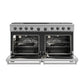 THOR Kitchen 60" 9.6 cu. ft. Professional Propane Gas Range with 8 Burners, LRG60ELP