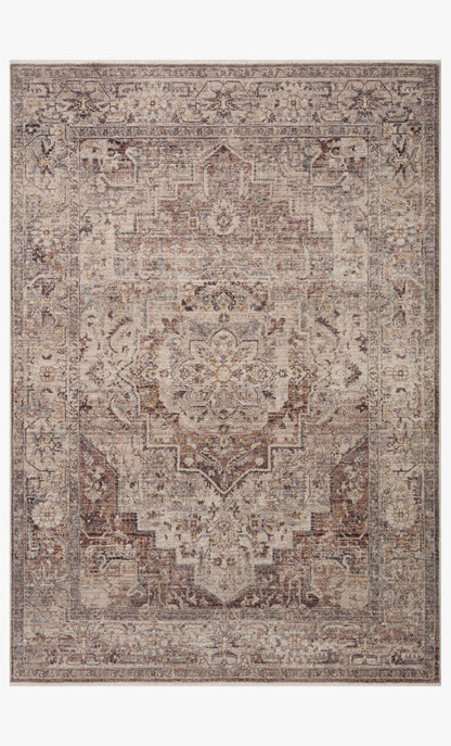 Loloi Lyra LYR-06 Berry / Stone area rug - image 1