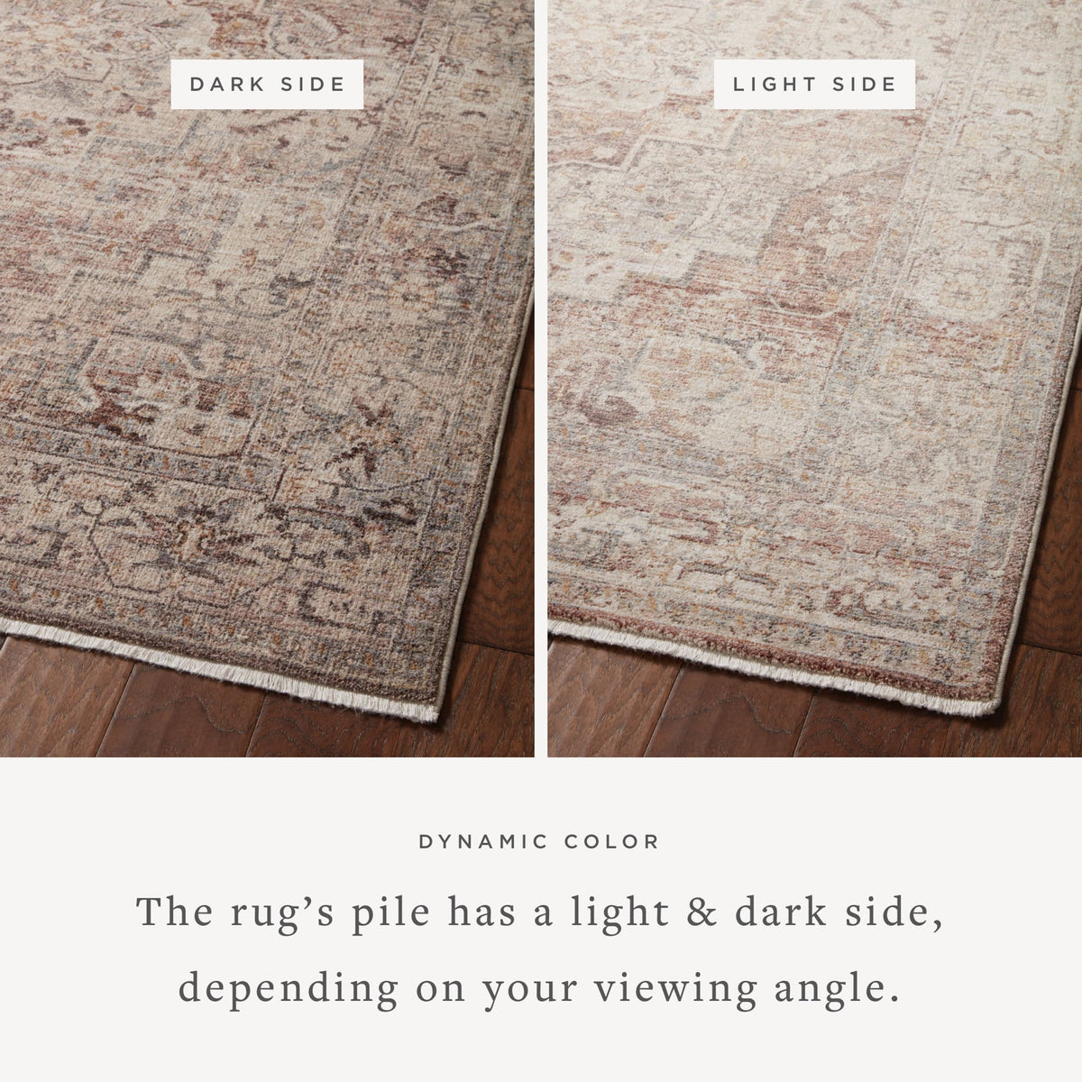Loloi Lyra LYR-06 Berry / Stone area rug - image 2