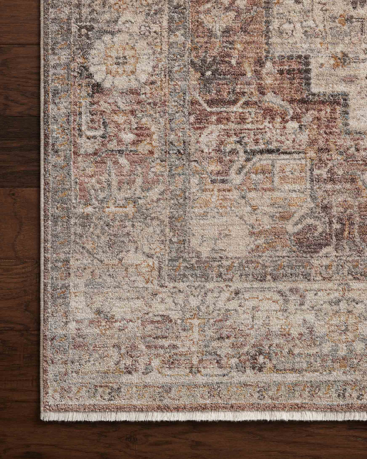 Loloi Lyra LYR-06 Berry / Stone area rug - image 4