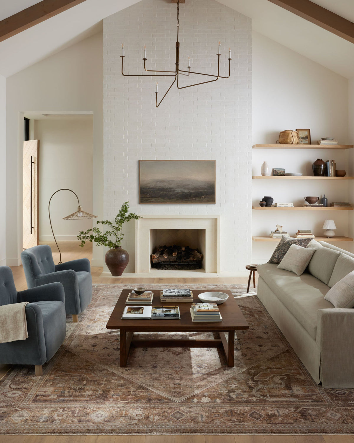 Loloi Lyra LYR-07 Natural / Mocha area rug - image 2