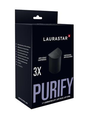 Laurastar Anti-Scale Water Filter Cartridges for Lift/Izzi Series - Pack of 3
