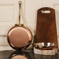 Mauviel 1830 M'Heritage M'150 B Copper Paella Pan With Brass Handles, 15.7-In