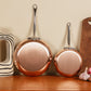 Mauviel 1830 M'Heritage M'150 S Copper 5-Piece Copper Cookware Set With Cast Stainless Steel Handles And Curved Lid