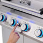Monument Grills Mesa 400 Series | 4 Burner Propane Gas Grill in Stainless Steel