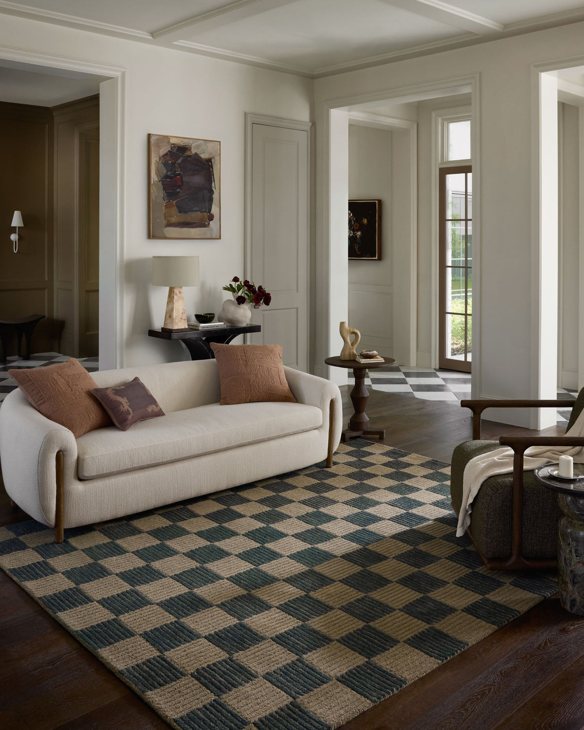 Loloi Madi MDX-04 Taupe / Navy area rug - image 3