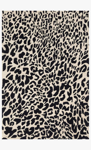 Loloi Masai MAS-02 Black / Ivory area rug - image 1