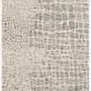 Loloi Masai Collection Hooked Contemporary Area Rug MAS-03 - Silver Grey / Ivory