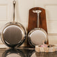 Mauviel 1830 M'ELITE Hammered 5-Ply Nonstick Frying Pan With Cast Stainless Steel Handle