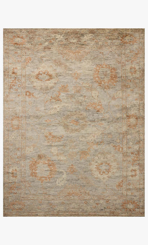 Loloi Micah MIC-04 Silver / Rust area rug - image 1