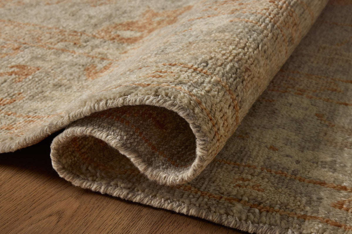 Loloi Micah MIC-04 Silver / Rust area rug - image 3