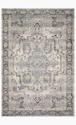 Loloi Mika MIK-01 Grey / Blue area rug - image 1