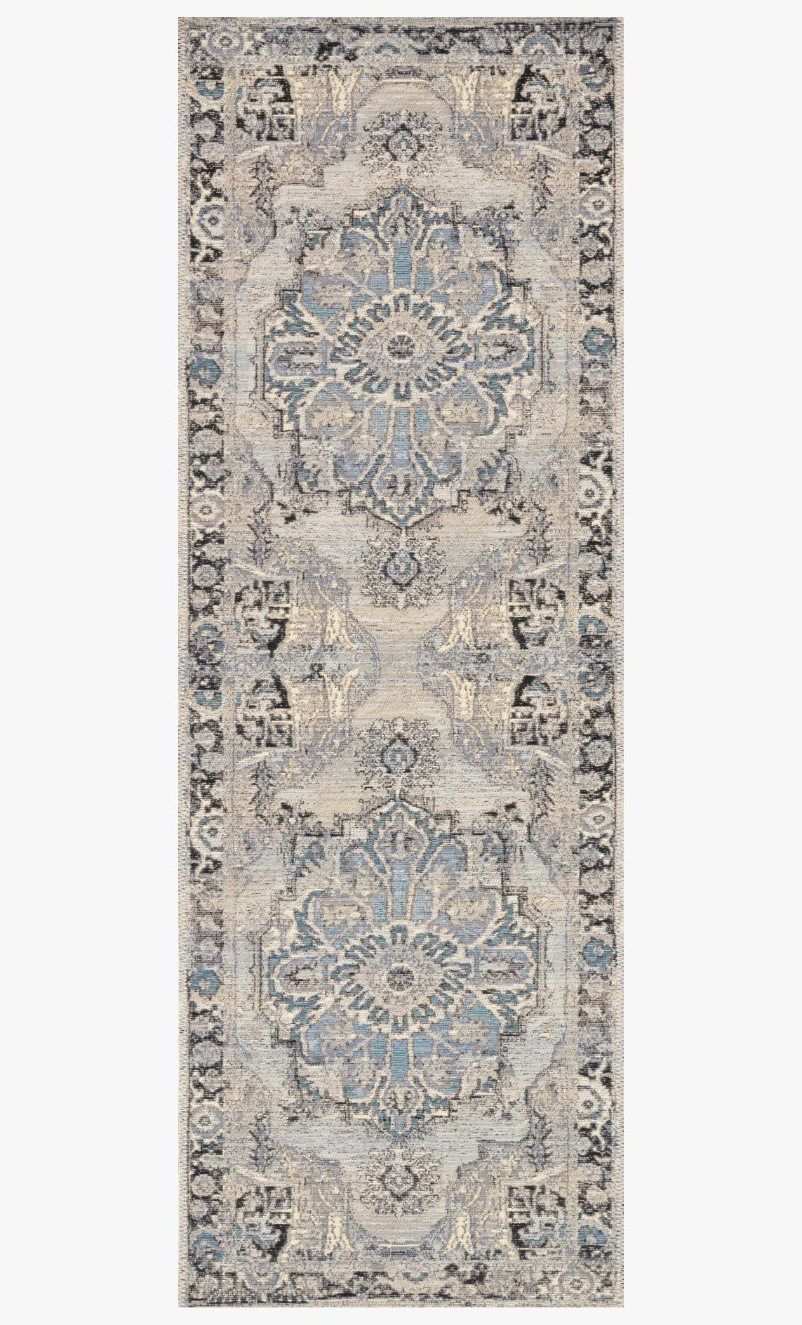Loloi Mika MIK-01 Grey / Blue area rug - image 4