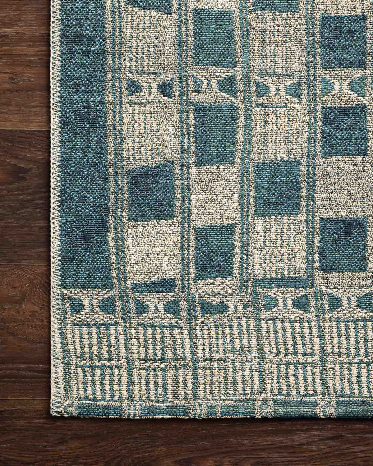 Loloi Mika MIK-08 Blue / Ivory area rug - image 3