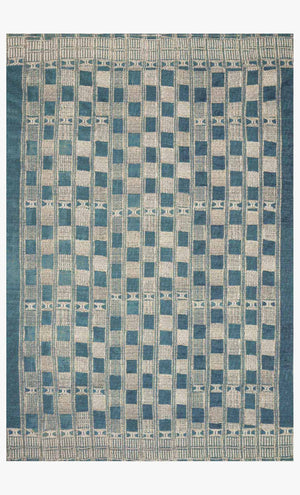 Loloi Mika MIK-08 Blue / Ivory area rug - image 1