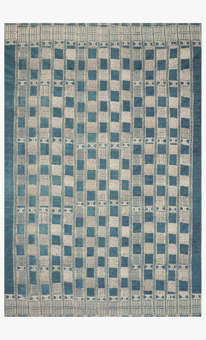 Loloi Mika MIK-08 Blue / Ivory area rug - image 1