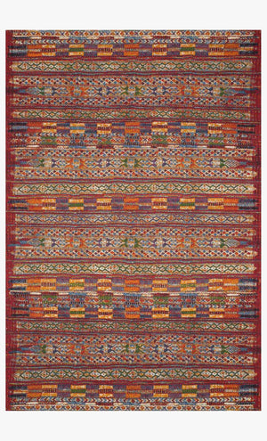 Loloi Mika MIK-09 Red / Multi area rug - image 1