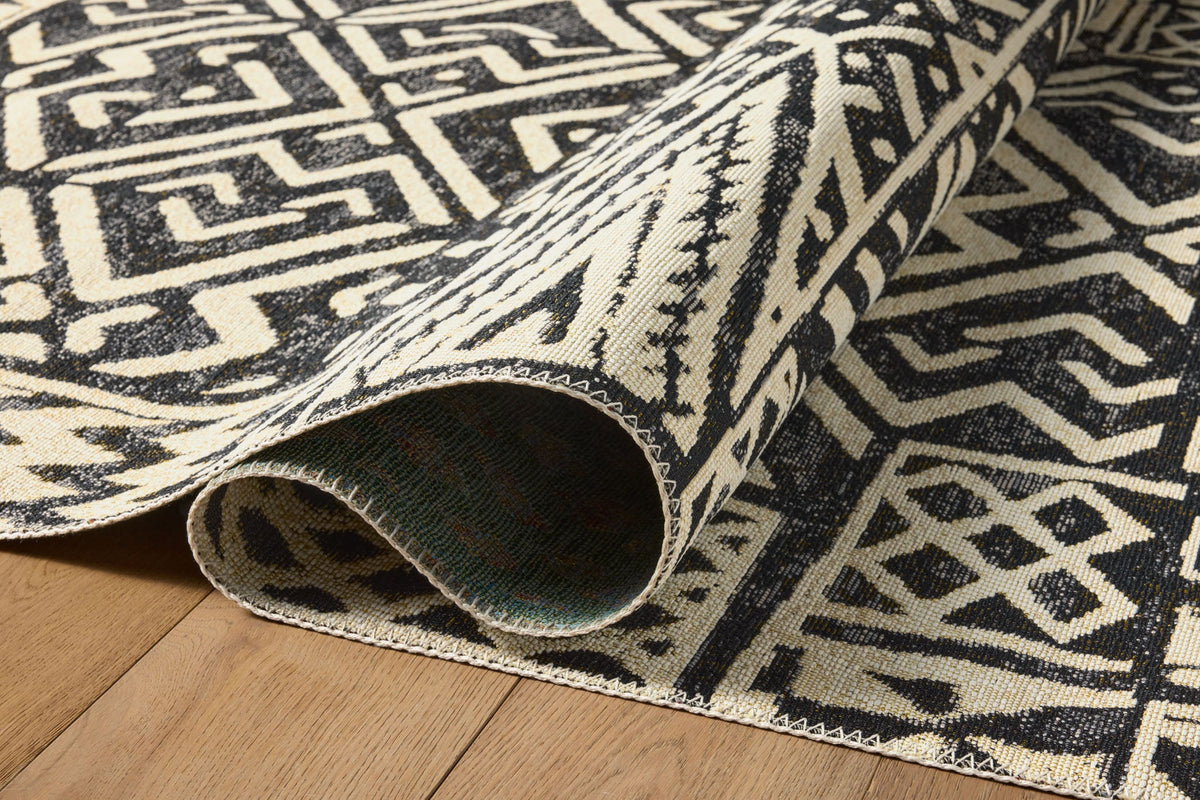 Loloi Mika MIK-13 Ivory / Black area rug - image 5