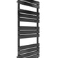 Minos Wall Mounted Electric Towel Warmer in Black
