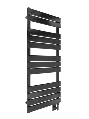 Minos Wall Mounted Electric Towel Warmer in Black