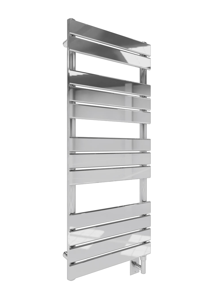 Minos Wall Mounted Electric Towel Warmer in Chrome