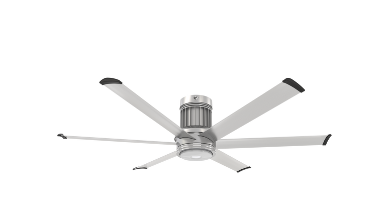 Big Ass Fans i6 60" Ceiling Fan in Brushed Aluminum, Indoors with LED