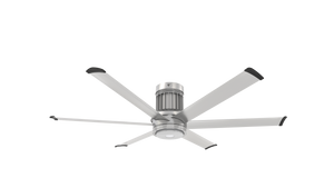 Big Ass Fans i6 60" Ceiling Fan in Brushed Aluminum, Indoors with LED