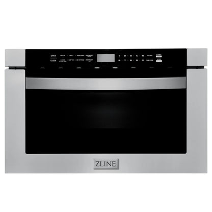 ZLINE 24 Inch 1.2 Cu. Ft. Microwave Drawer In Stainless Steel, MWD-1