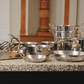 Mauviel 1830 M'COOK B 5-Ply Stewpan With Lid, Brass Handles