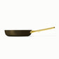 Caraway Mini Duo Cookware Set in Black with Gold Handles