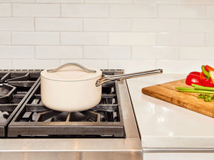 Caraway Mini Sauce Pan in Cream